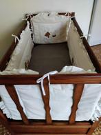 Kinderbedje met matras & bed bumper, Ophalen, Gebruikt, Minder dan 140 cm, Matras