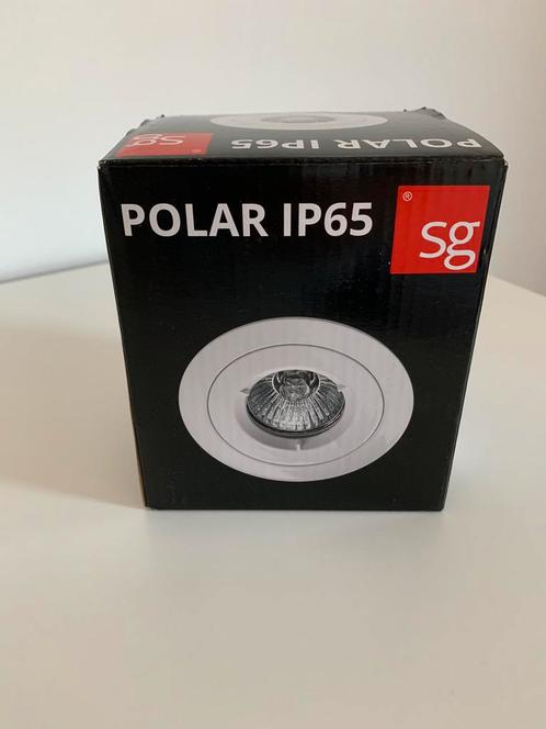 SG inbouwspots polar IP65 mat wit, Huis en Inrichting, Lampen | Spots, Nieuw, Plafondspot of Wandspot, Metaal of Aluminium, Led