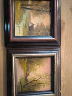 Gaston Quidousse 2 mooie schilderijen, Antiek en Kunst, Verzenden