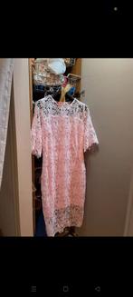 Lichtroze kanten jurk, EillyBazar, 2XL of 48, Ophalen of Verzenden, Zo goed als nieuw, Maat 46/48 (XL) of groter