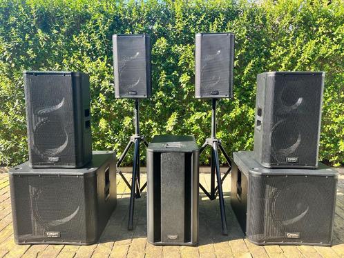 QSC speakers, Audio, Tv en Foto, Luidsprekerboxen, Zo goed als nieuw, Ophalen