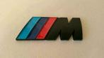 Bmw M koffer logo 82 mm x 32 mm > mat zwart/chroom zilver, Auto-onderdelen, Nieuw, Achterklep, Ophalen of Verzenden, BMW