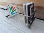 70s vintage platenrek / trolley, Ophalen of Verzenden, Huis en Inrichting