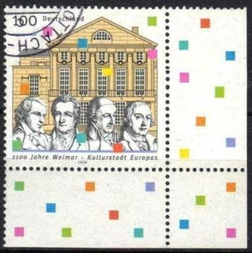 Duitsland 1999 - Yvert 1860 - 1100 Jaar Weimar (ST) beschikbaar voor biedingen