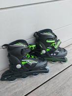 Optimum inlineskates Fader maat 32-35 zwart/groen, Sport en Fitness, Skeelers, Verstelbaar, Kinderen, Zo goed als nieuw, Inline skates 4 wielen