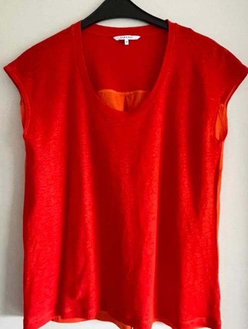 Mooie Linnen Bloesje van Xandres  - Topkwaliteit - M40, Kleding | Dames, Blouses en Tunieken, Nieuw, Maat 38/40 (M), Oranje, Ophalen of Verzenden