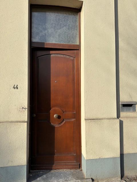 Meranti voordeur met bovenraam, Doe-het-zelf en Bouw, Deuren en Vliegenramen, Gebruikt, Buitendeur, 215 cm of meer, 80 tot 100 cm