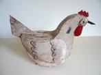 Poule, fait main. Métal. 22 x 30 cm. Pèse 1kg, Enlèvement ou Envoi