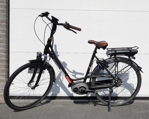 Électrische damesfiets Batavus Milano, Fietsen en Brommers, Elektrische fietsen, Gebruikt, Batavus, 51 tot 55 cm, 50 km per accu of meer