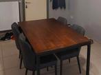 Table à manger à vendre, 2 ans, pas de dégâts, Enlèvement, Comme neuf, Cinq personnes ou plus, Carré