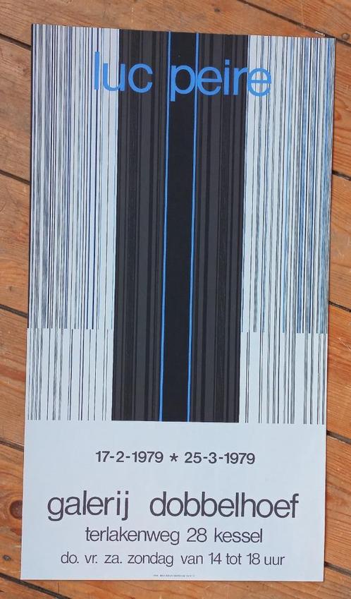 Luc Peire zeefdrukaffiche Beka Screen 1979 Dobbelhoef Kessel, Antiek en Kunst, Kunst | Litho's en Zeefdrukken, Ophalen of Verzenden