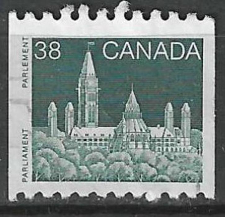 Canada 1989 - Yvert 1085 - Canadees Parlementsgebouw (ST), Postzegels en Munten, Postzegels | Amerika, Verzenden