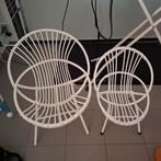 Set van 2 decoratiestoelen, Jardin & Terrasse, Chaises de jardin, Enlèvement, Bois