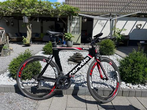Cervelo P2C (maat 56) Triathlonfiets, Fietsen en Brommers, Fietsen | Heren | Sportfietsen en Toerfietsen, Gebruikt, Overige merken