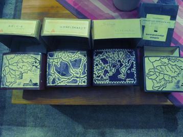 Schoolstempels  - 4 stuks -België & Wereld beschikbaar voor biedingen