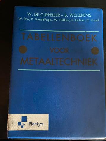 Tabellenboek voor metaaltechniek beschikbaar voor biedingen