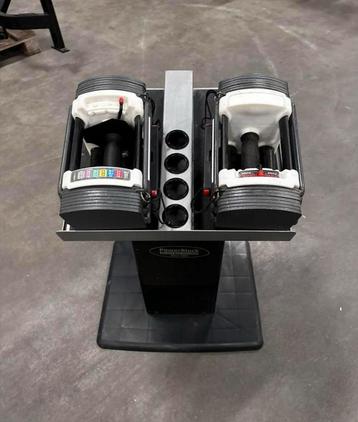 Power Block Dumbells 2x 22,5kg + Opbergrek beschikbaar voor biedingen