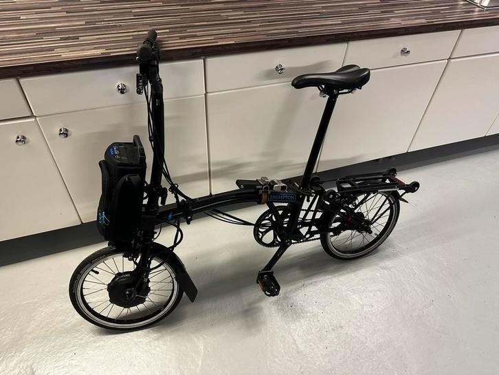 Brompton electric vouwfiets, Fietsen en Brommers, Fietsen | Vouwfietsen, Zo goed als nieuw, Brompton, Ophalen
