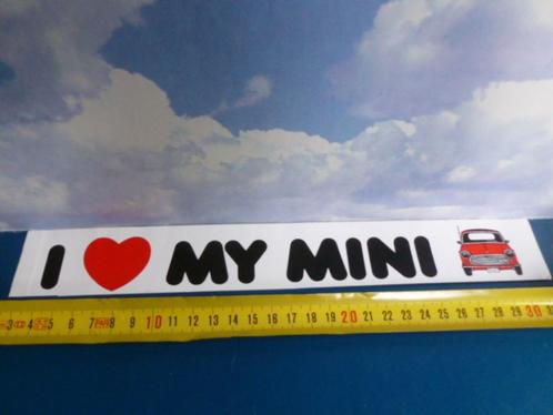 LEYLAND Ancien Sticker Autocollant " I LOVE MY MINI " Neuf, Verzamelen, Merken en Reclamevoorwerpen, Nieuw, Ophalen of Verzenden