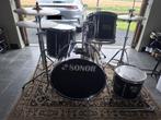 Sonor Force 1000 drumkit + toebehoren, Muziek en Instrumenten, Drumstellen en Slagwerk, Ophalen, Gebruikt, Sonor