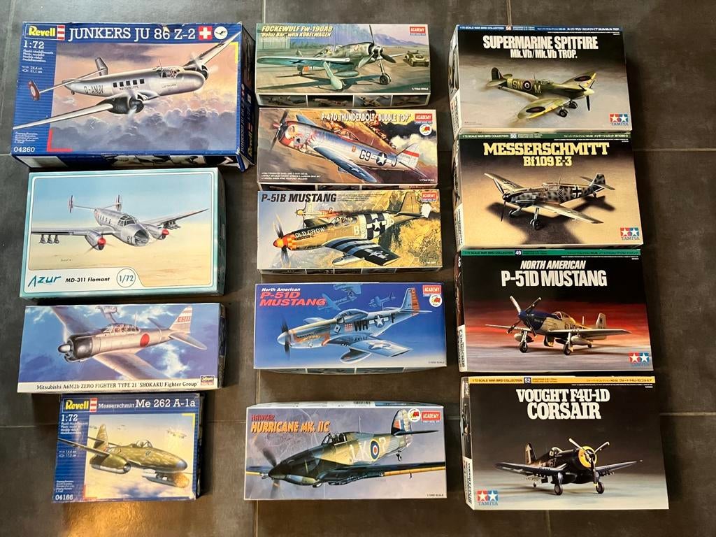 Lot warbirds 1/72, Ophalen of Verzenden, Nieuw