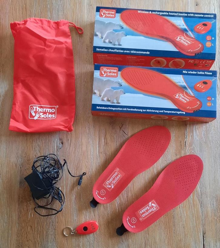 Draadloos verwarmde inlegzolen met afstandsbediening, Sport en Fitness, Skiën en Langlaufen, Ophalen of Verzenden