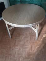 Table en bambou 121 cm, Maison & Meubles, Comme neuf, Enlèvement ou Envoi