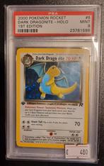 Pokemon Dark Dragonite #5 Holo 1st Edition - psa 9 - Rocket, Hobby en Vrije tijd, Verzamelkaartspellen | Pokémon, Ophalen, Zo goed als nieuw