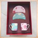 Kenzo / Limoges France Porcelaine Espresso 2 Cups Set, Collections, Neuf, Porcelaine, Tasse et/ou soucoupe