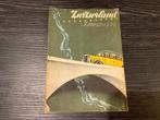 Oude landkaart Zwitserland 1936, Gelezen, Overige gebieden, Ophalen of Verzenden, Landkaart