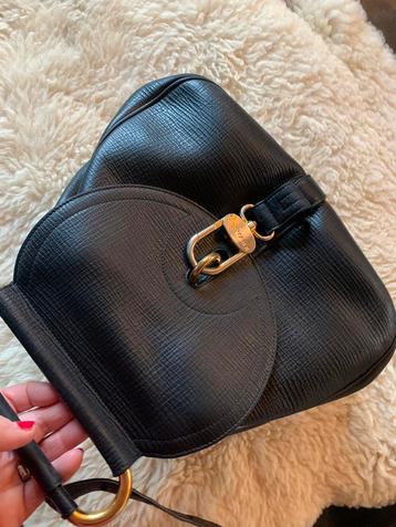 Zwarte cerceau handtas van Delvaux leder cerceau model beschikbaar voor biedingen