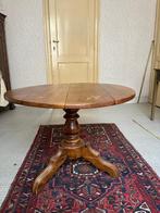 Opvouwbare antieke ronde salontafel, Ophalen