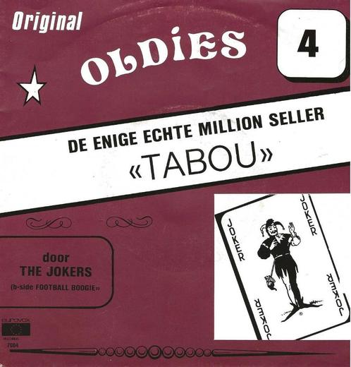 THE JOKERS tabou, Cd's en Dvd's, Vinyl | Pop, Gebruikt, 1960 tot 1980, Overige formaten, Ophalen of Verzenden