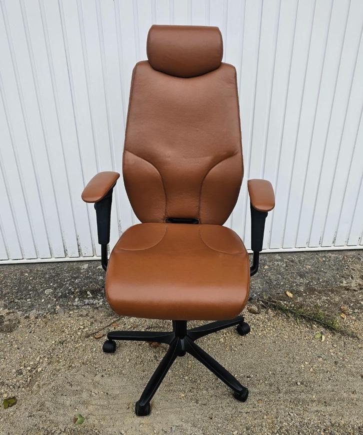 Ergonomische bureaustoel Giroflex 64 24/7, Huis en Inrichting, Bureaustoelen, Zo goed als nieuw, Bureaustoel, Bruin, Ergonomisch