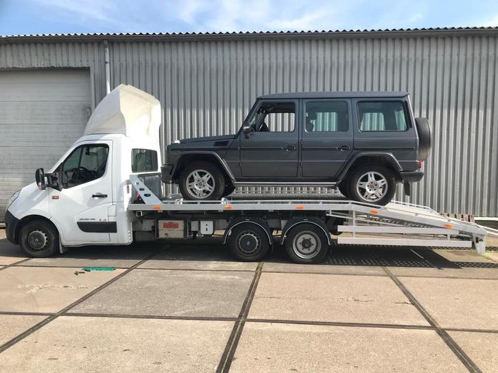 XL Takelwagen, Renault master, Euro 6, 580cm X 210cm, Auto's, Bestelwagens en Lichte vracht, Particulier, ABS, Airconditioning
