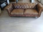 Chesterfield bank, Huis en Inrichting, Zetels | Zetels, Ophalen, Chesterfield, Driepersoons, Zo goed als nieuw