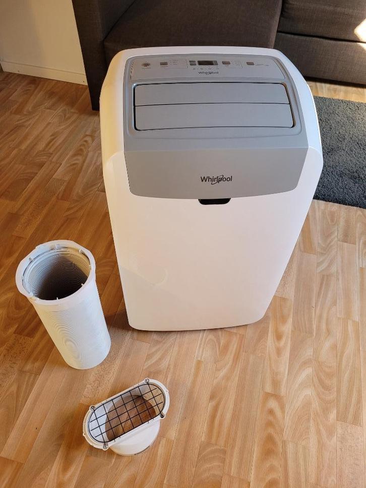 CLIMATISEUR MOBILE WHIRLPOOL, Electroménager, Climatiseurs, Utilisé, Climatiseur mobile, Moins de 60 m³, Refroidissement et Déshumidification