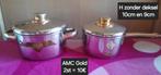 Kookpot en Steelpan AMC Gold, Ophalen of Verzenden, Zo goed als nieuw