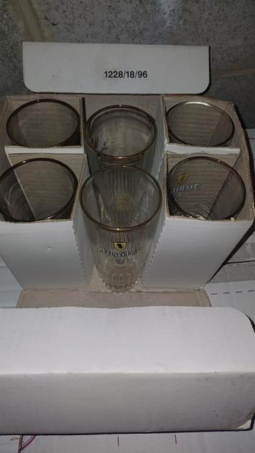 6 verres jupiler 25 cl numéro 5, Enlèvement ou Envoi, Comme neuf
