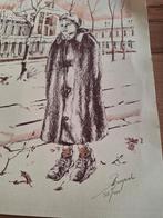 Tekening kulderke Gent Bruyneel., Antiek en Kunst, Ophalen