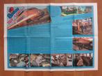 Poster double Spirou 2281 : TGV (1981) Neuf, Eén stripboek, Ophalen of Verzenden, Nieuw