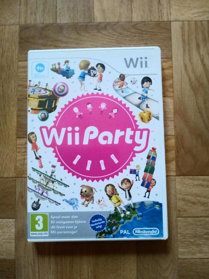 Wii Party spel voor de Wii of Wii U, Games en Spelcomputers, Games | Nintendo Wii, Zo goed als nieuw, Puzzel en Educatief, 3 spelers of meer