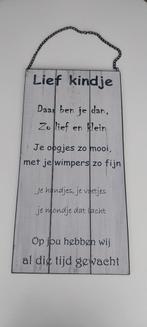 Metalen tekstbord, Ophalen, Nieuw