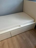 Lit Ikea 2 tiroirs  90x200 cm blanc, Ophalen, Wit