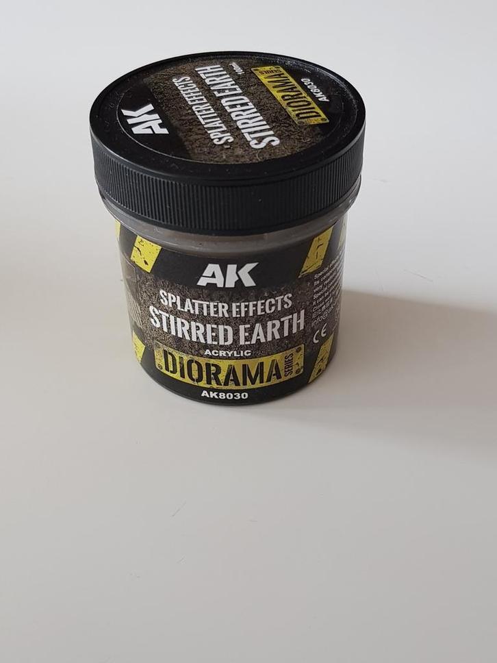 AK splatter effects, stirred earth 100ml, nieuw, Hobby en Vrije tijd, Wargaming, Nieuw, Ophalen of Verzenden