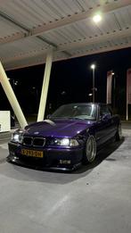 Bmw E36 328i Cabrio Paars Vaderstoelen airride, Auto's, Cabriolet, Leder, Handgeschakeld, Particulier