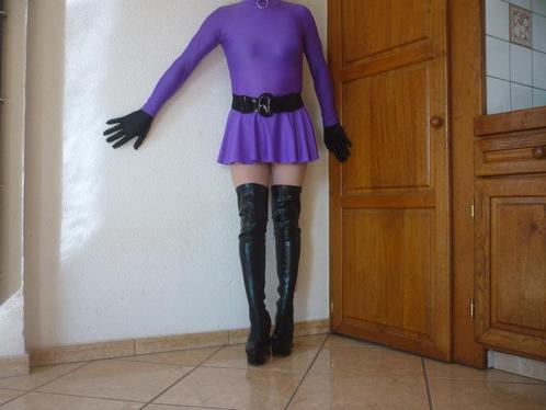 matte dijhoge laarzen., Kleding | Dames, Schoenen, Nieuw, Hoge laarzen, Zwart, Verzenden