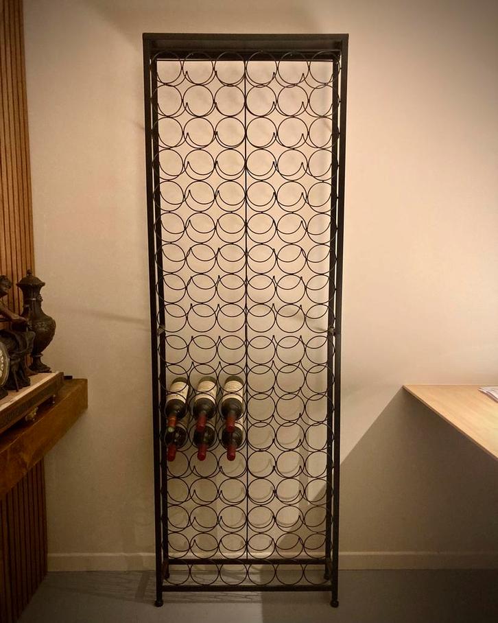 Groot stevig wijnrek - 108 flessen, Huis en Inrichting, Woonaccessoires | Wijnrekken, Zo goed als nieuw, Ophalen