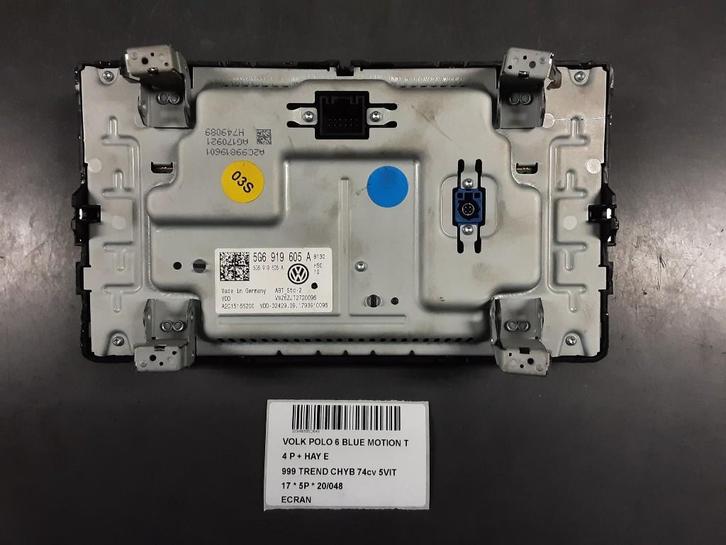 AFFICHEUR / ECRAN Volkswagen Polo VI (AW1) (5G6919605A), Autos : Pièces & Accessoires, Autres pièces automobiles, Volkswagen, Utilisé