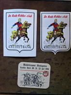 Rode ridder : sticker + bierviltje 1991, Ophalen of Verzenden